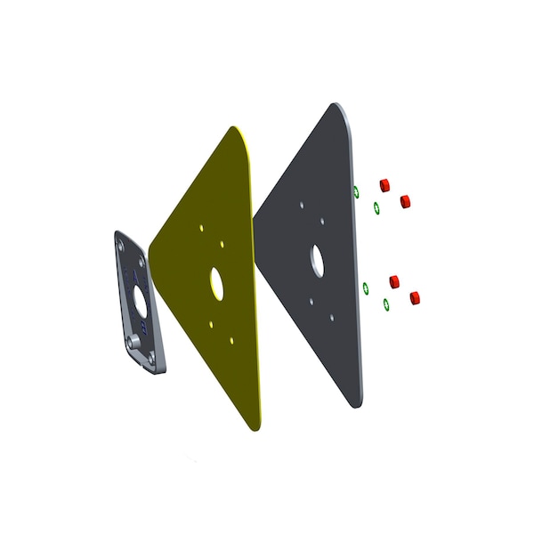 Hardware Kit, Paccar T700 Hood Mount